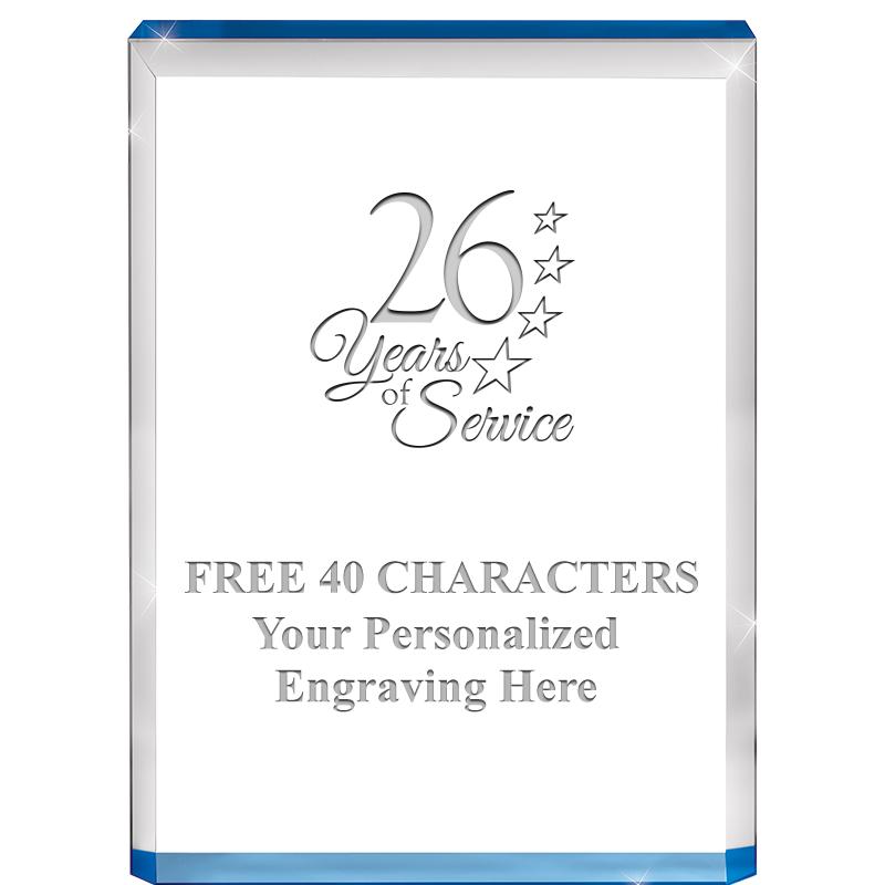 4" BLUE BILLBOARD ACRYLIC