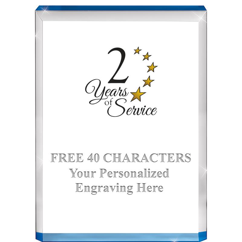 4" BLUE BILLBOARD ACRYLIC