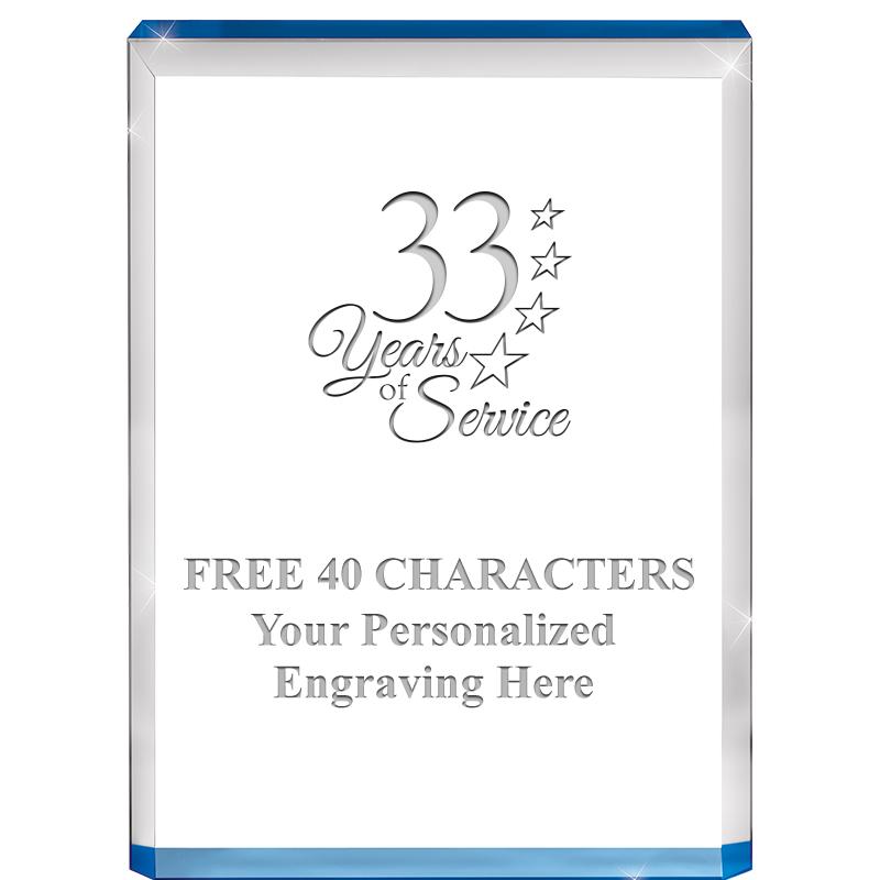 4" BLUE BILLBOARD ACRYLIC