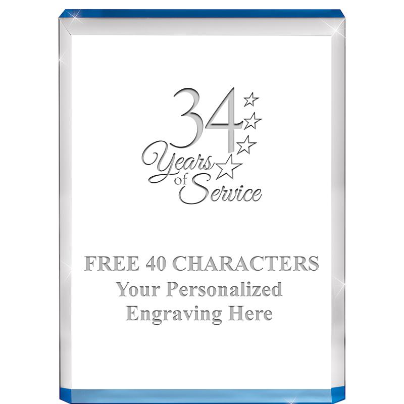 4" BLUE BILLBOARD ACRYLIC