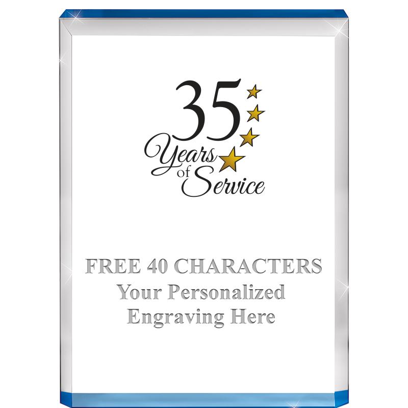 4" BLUE BILLBOARD ACRYLIC