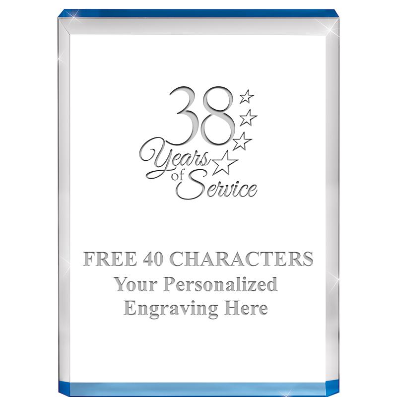 4" BLUE BILLBOARD ACRYLIC