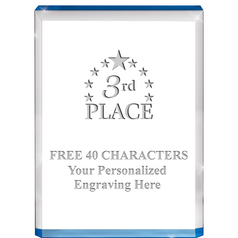 4" BLUE BILLBOARD ACRYLIC