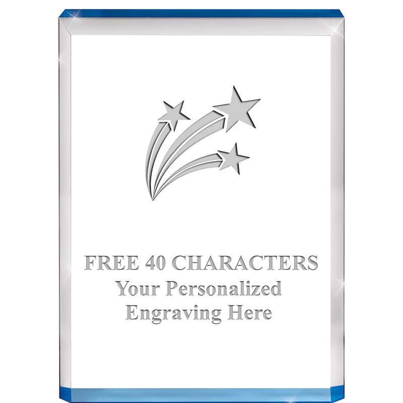 4" BLUE BILLBOARD ACRYLIC