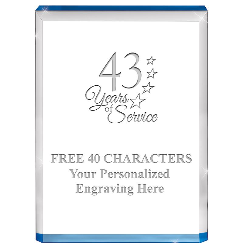 4" BLUE BILLBOARD ACRYLIC