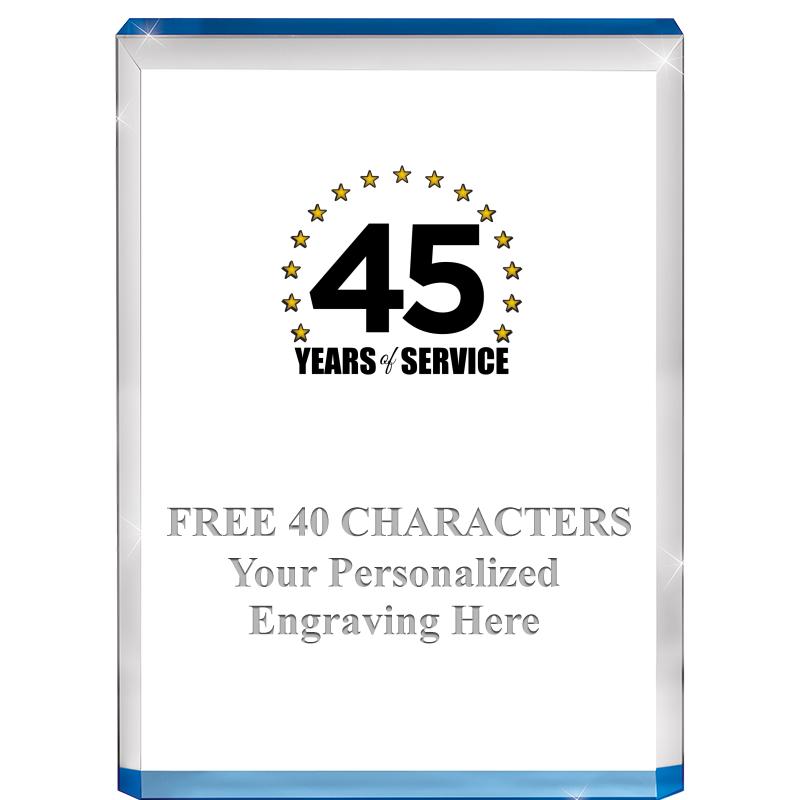 4" BLUE BILLBOARD ACRYLIC