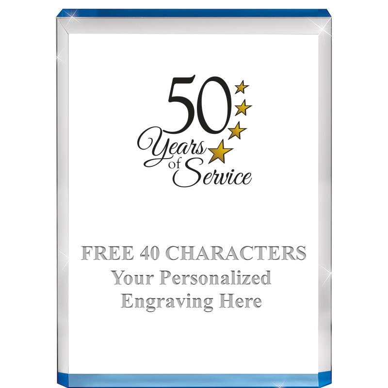 4" BLUE BILLBOARD ACRYLIC