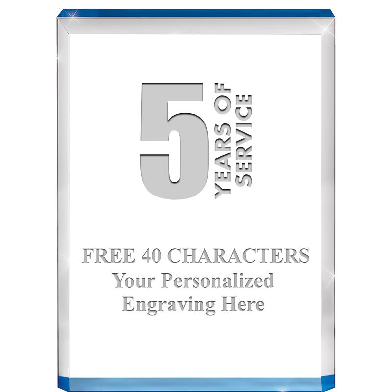 4" BLUE BILLBOARD ACRYLIC