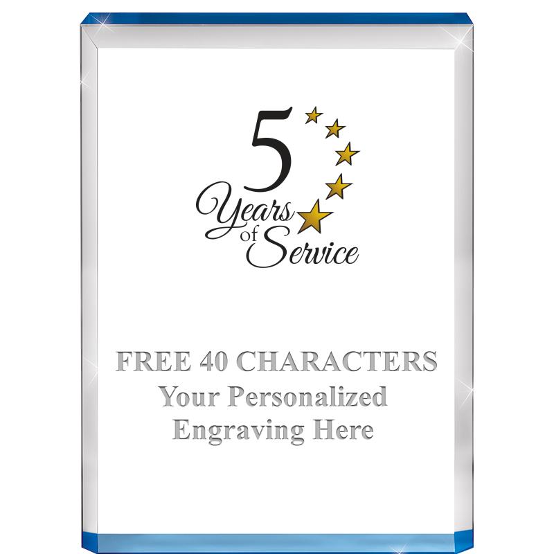 4" BLUE BILLBOARD ACRYLIC