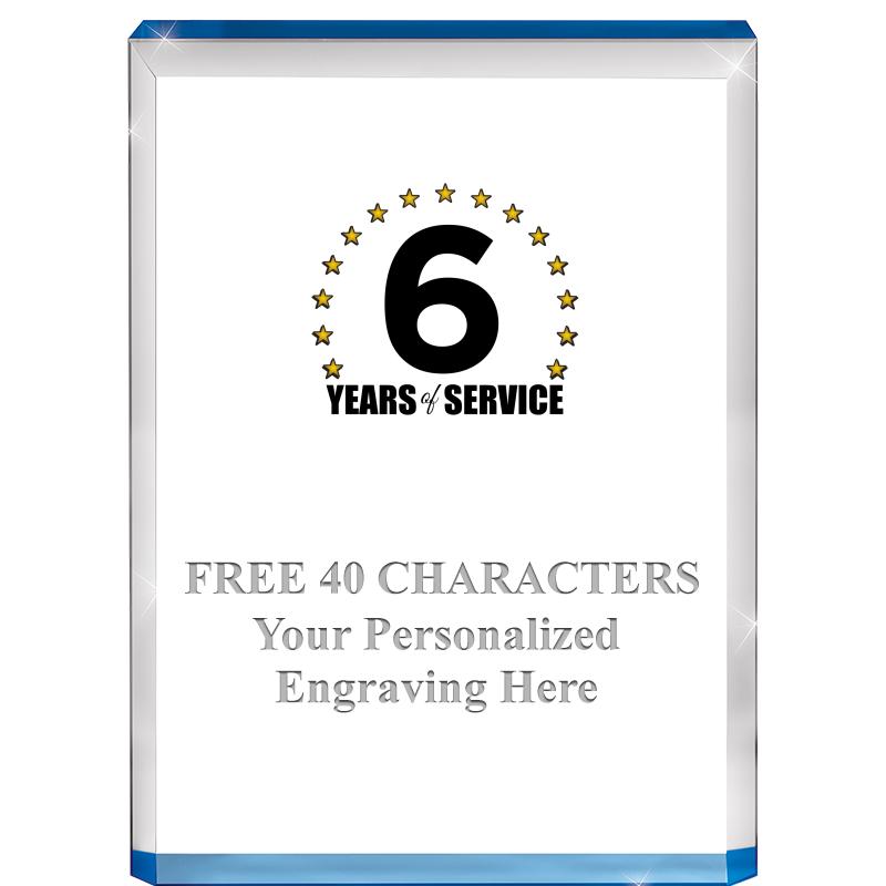 4" BLUE BILLBOARD ACRYLIC