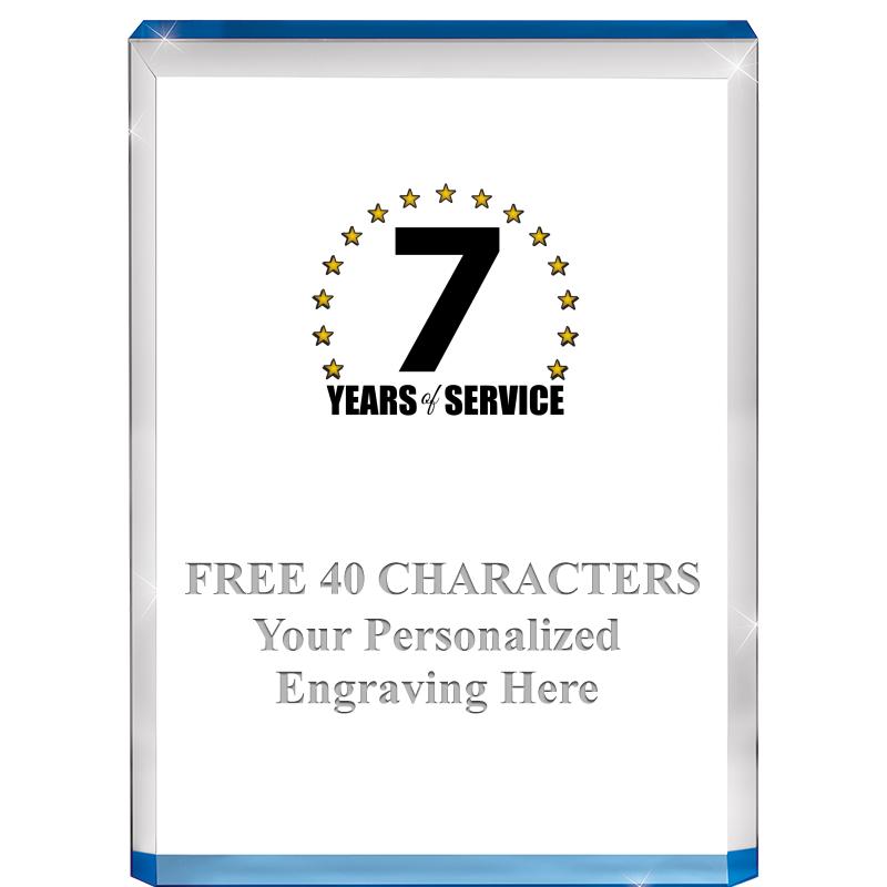 4" BLUE BILLBOARD ACRYLIC