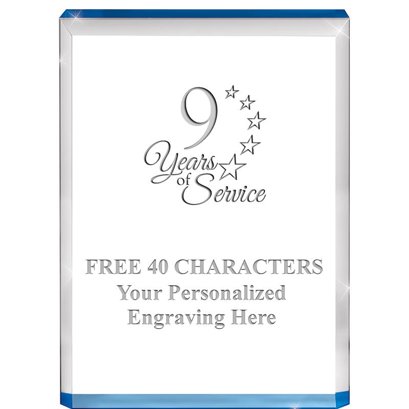 4" BLUE BILLBOARD ACRYLIC