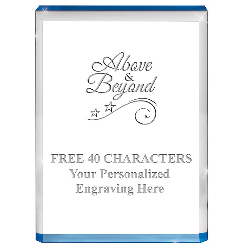 4" BLUE BILLBOARD ACRYLIC