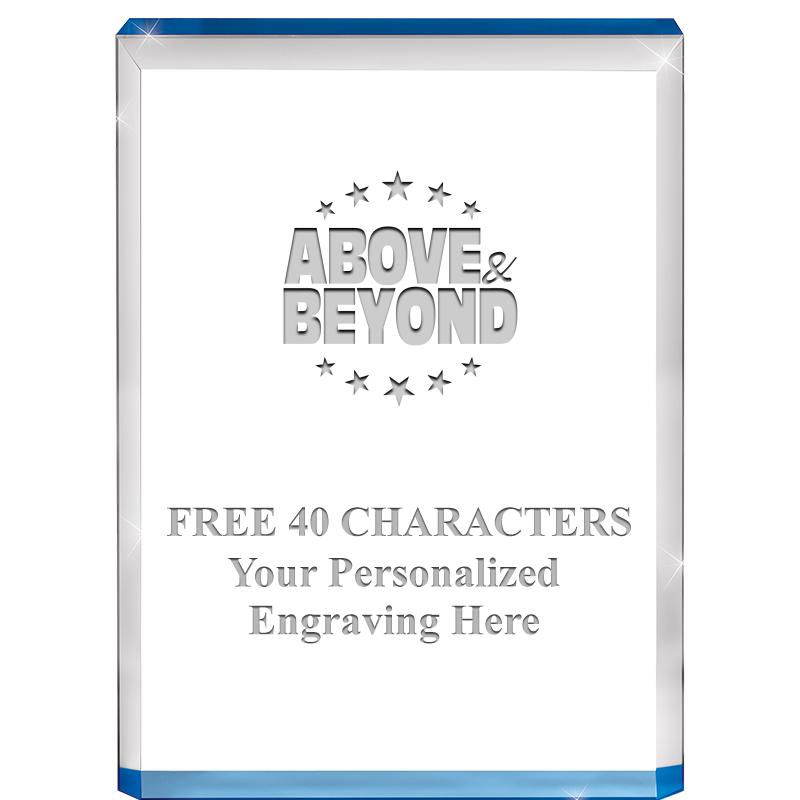 4" BLUE BILLBOARD ACRYLIC