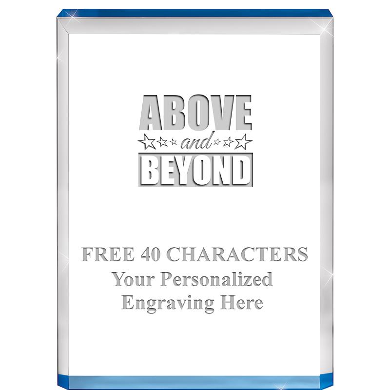 4" BLUE BILLBOARD ACRYLIC