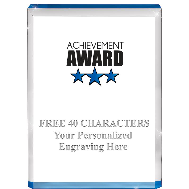 4" BLUE BILLBOARD ACRYLIC