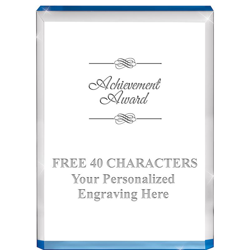 4" BLUE BILLBOARD ACRYLIC