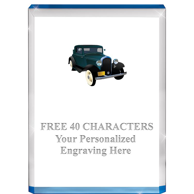 4" BLUE BILLBOARD ACRYLIC