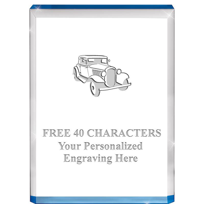 4" BLUE BILLBOARD ACRYLIC