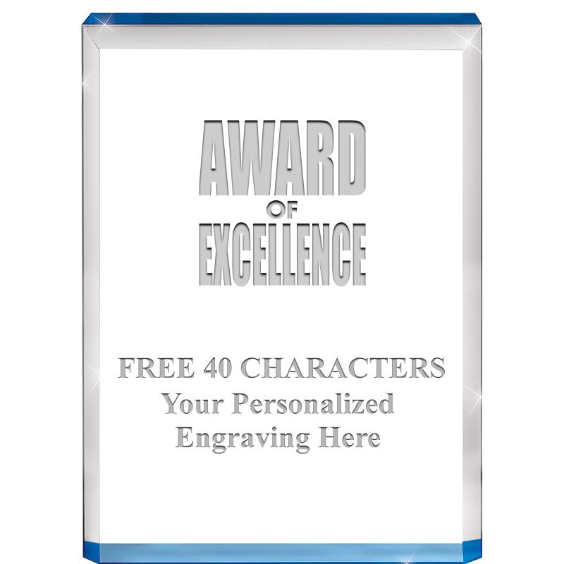 4" BLUE BILLBOARD ACRYLIC