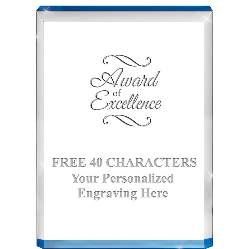 4" BLUE BILLBOARD ACRYLIC