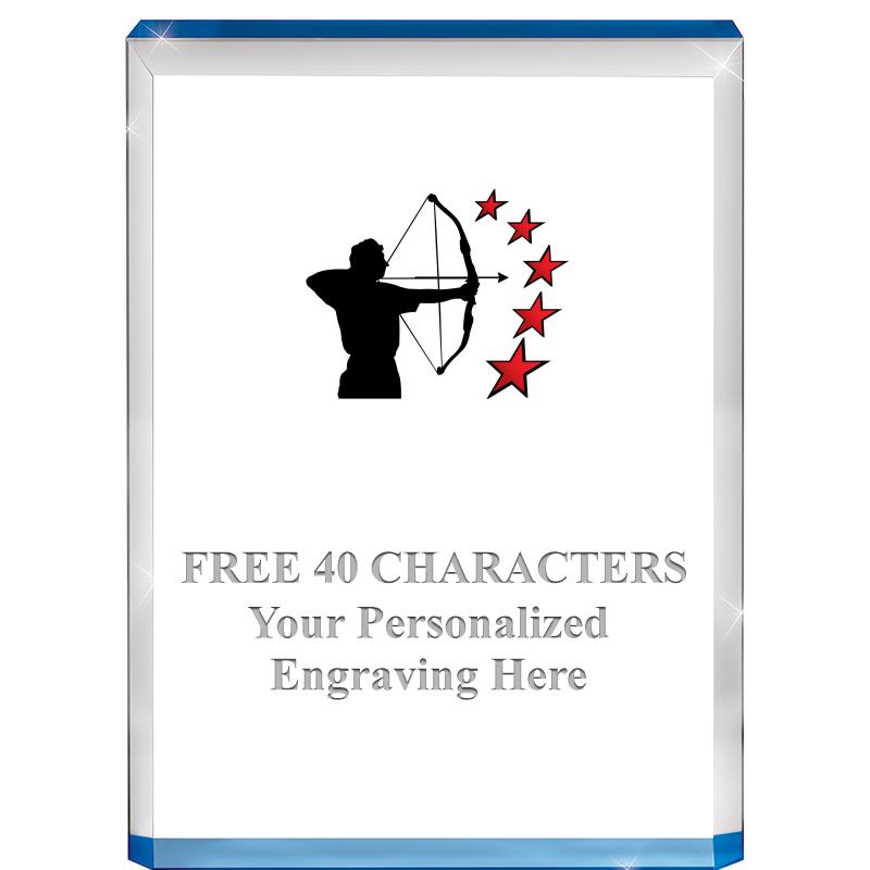 4" BLUE BILLBOARD ACRYLIC