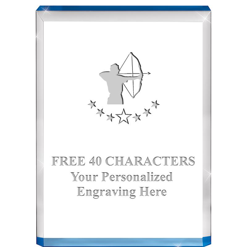 4" BLUE BILLBOARD ACRYLIC