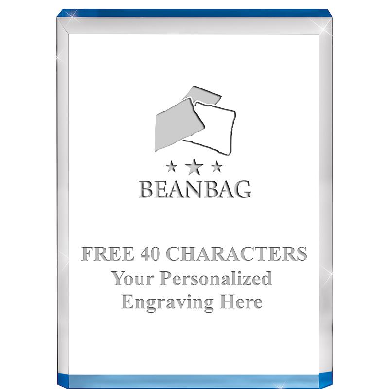 4" BLUE BILLBOARD ACRYLIC