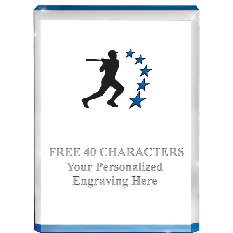 4" BLUE BILLBOARD ACRYLIC