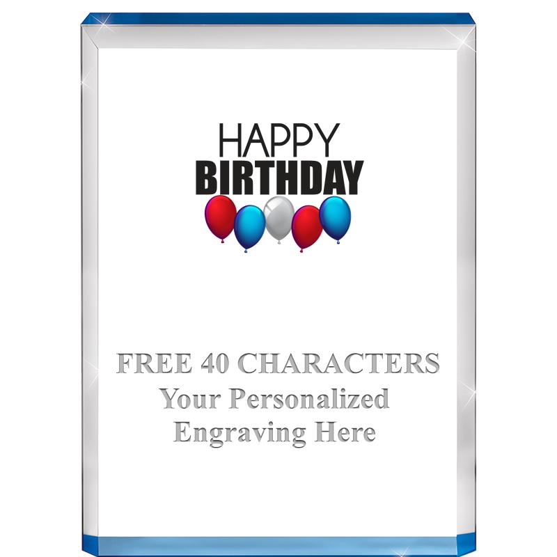 4" BLUE BILLBOARD ACRYLIC