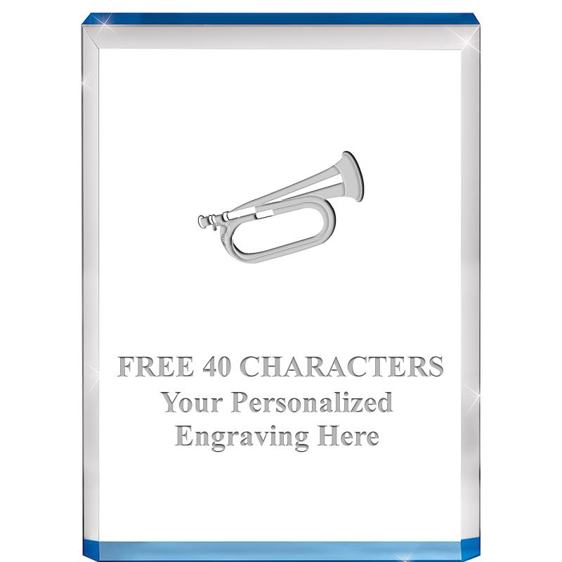 4" BLUE BILLBOARD ACRYLIC