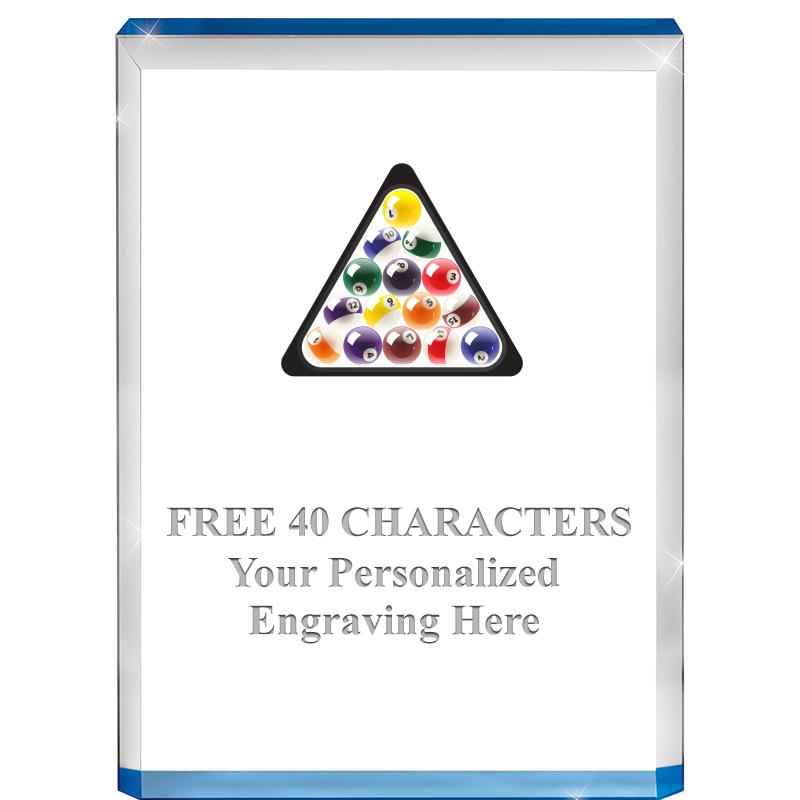 4" BLUE BILLBOARD ACRYLIC