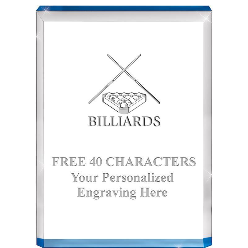 4" BLUE BILLBOARD ACRYLIC