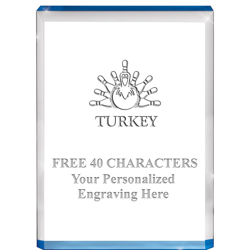 4" BLUE BILLBOARD ACRYLIC