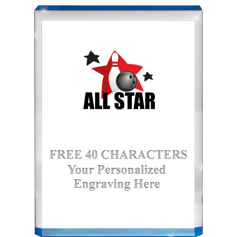 4" BLUE BILLBOARD ACRYLIC