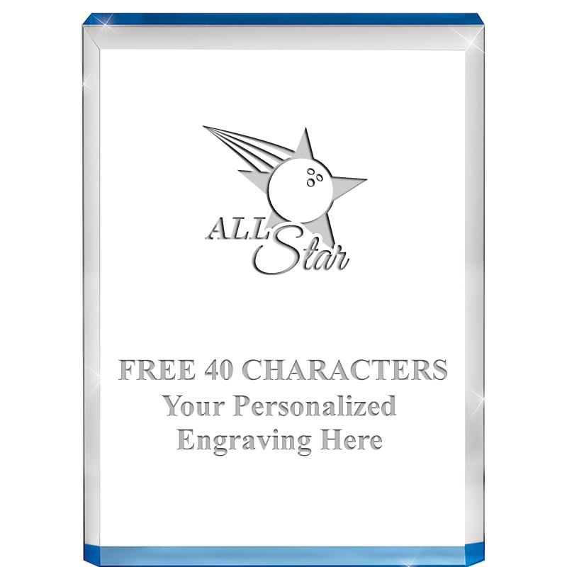 4" BLUE BILLBOARD ACRYLIC