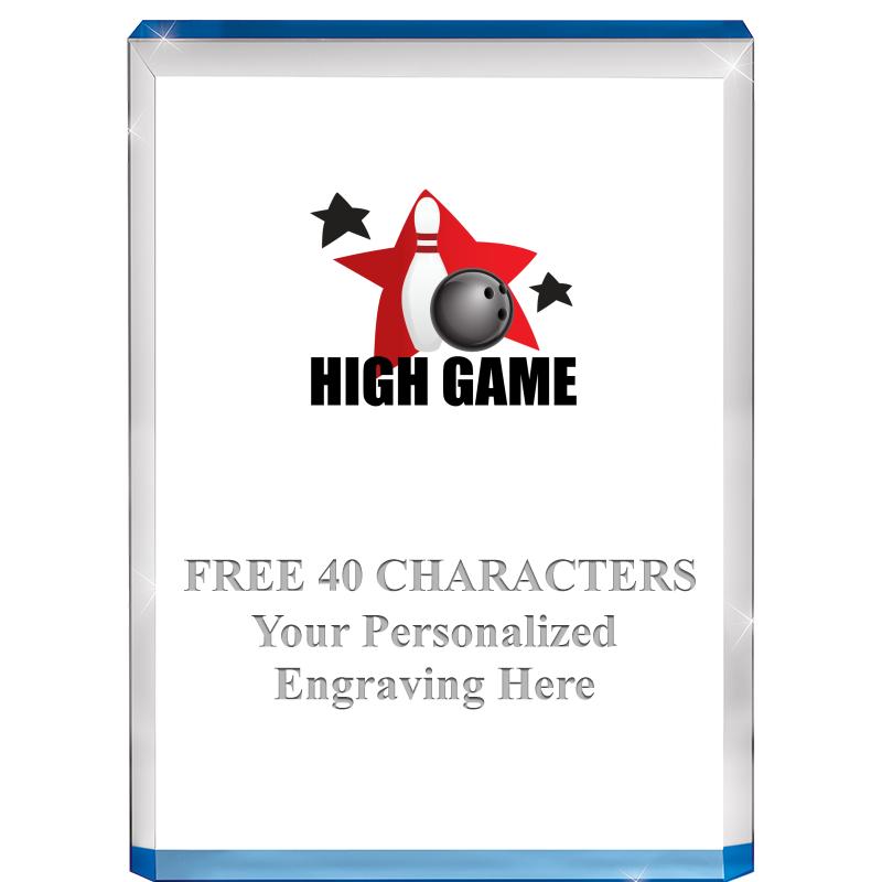 4" BLUE BILLBOARD ACRYLIC