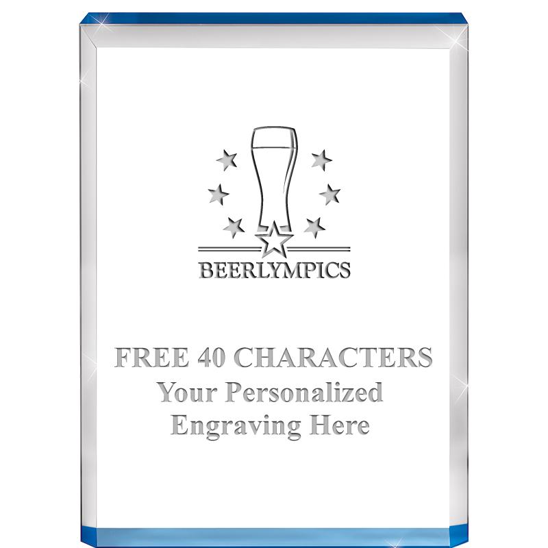 4" BLUE BILLBOARD ACRYLIC