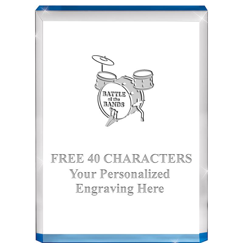 4" BLUE BILLBOARD ACRYLIC