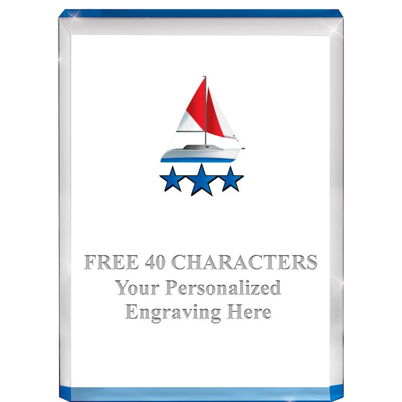 4" BLUE BILLBOARD ACRYLIC