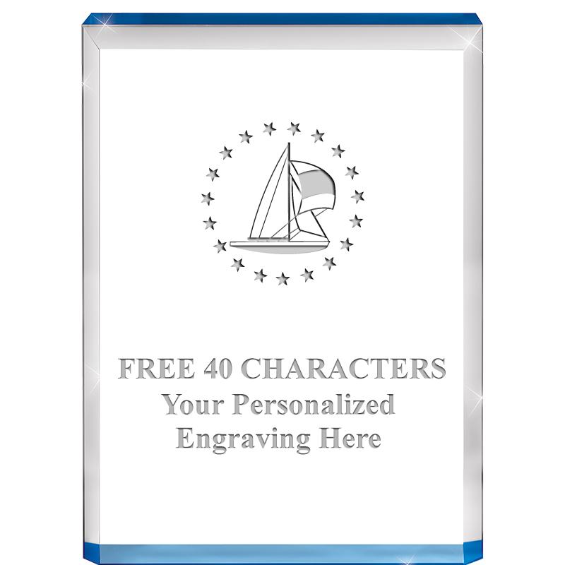 4" BLUE BILLBOARD ACRYLIC