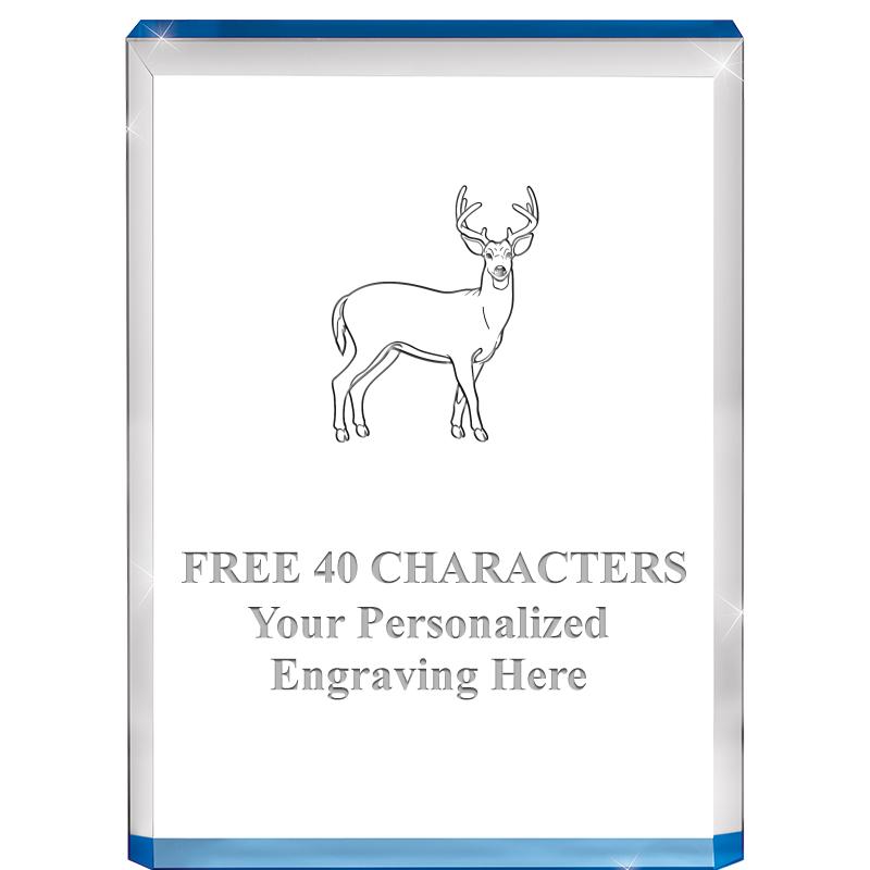 4" BLUE BILLBOARD ACRYLIC