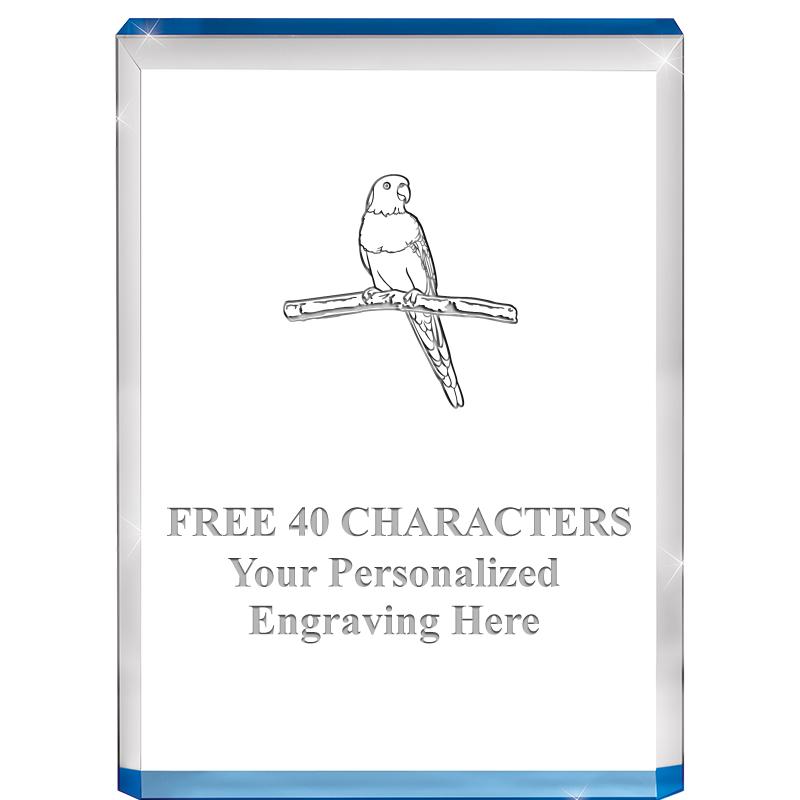 4" BLUE BILLBOARD ACRYLIC