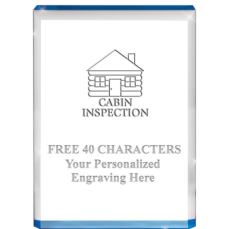 4" BLUE BILLBOARD ACRYLIC