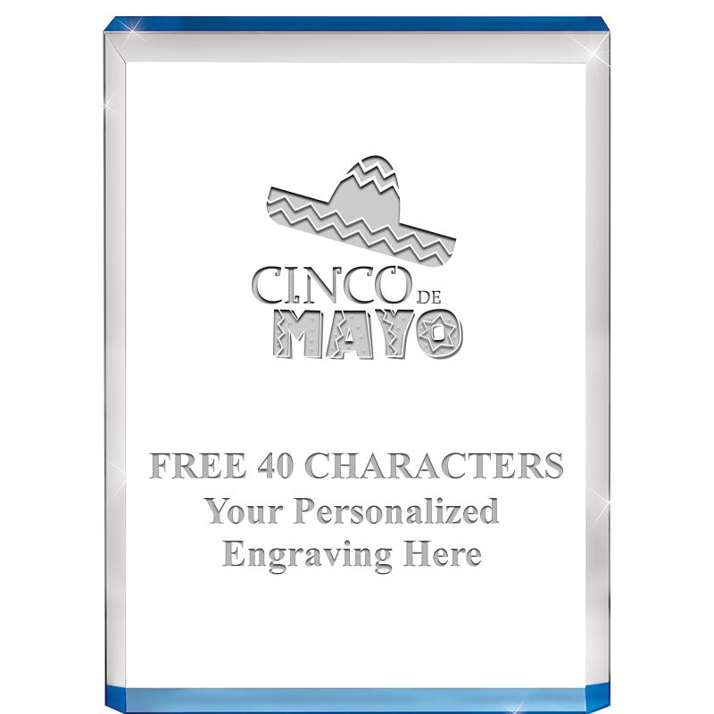 4" BLUE BILLBOARD ACRYLIC