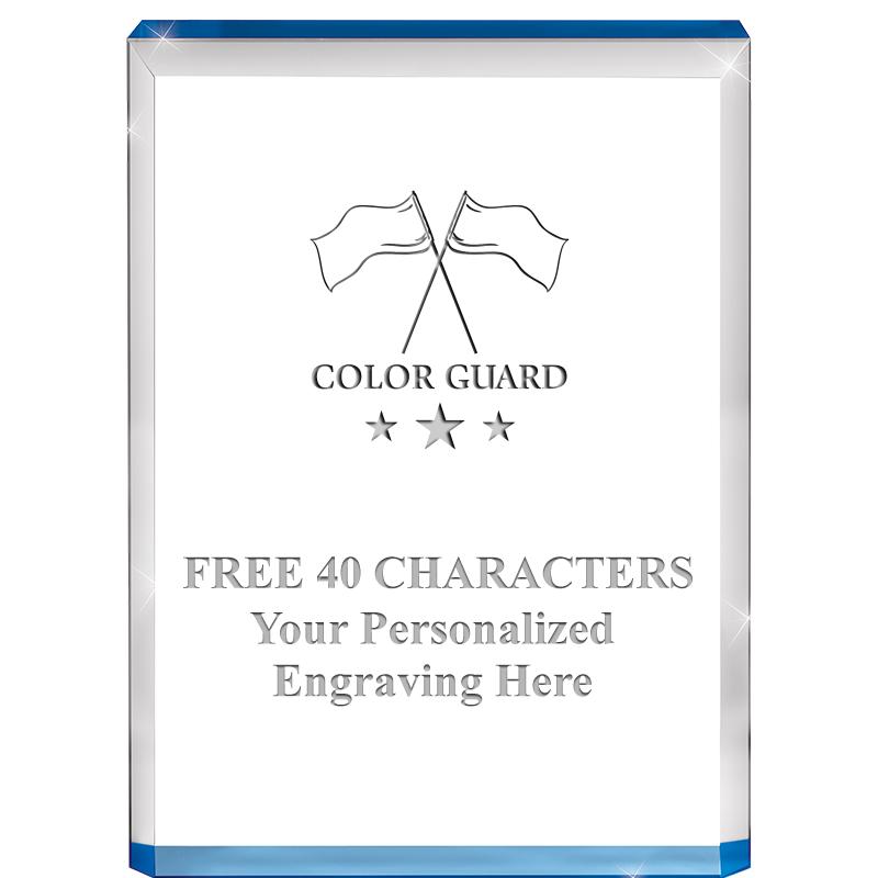 4" BLUE BILLBOARD ACRYLIC