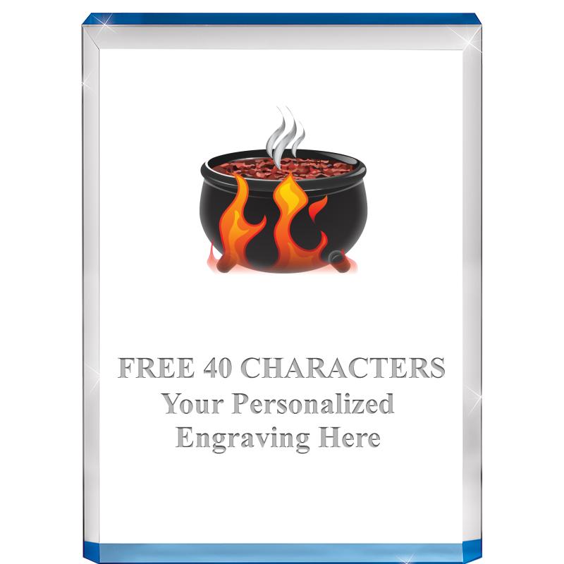 4" BLUE BILLBOARD ACRYLIC