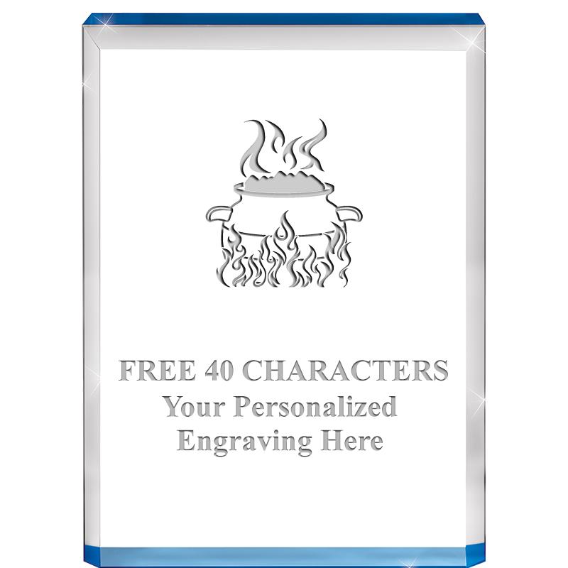 4" BLUE BILLBOARD ACRYLIC