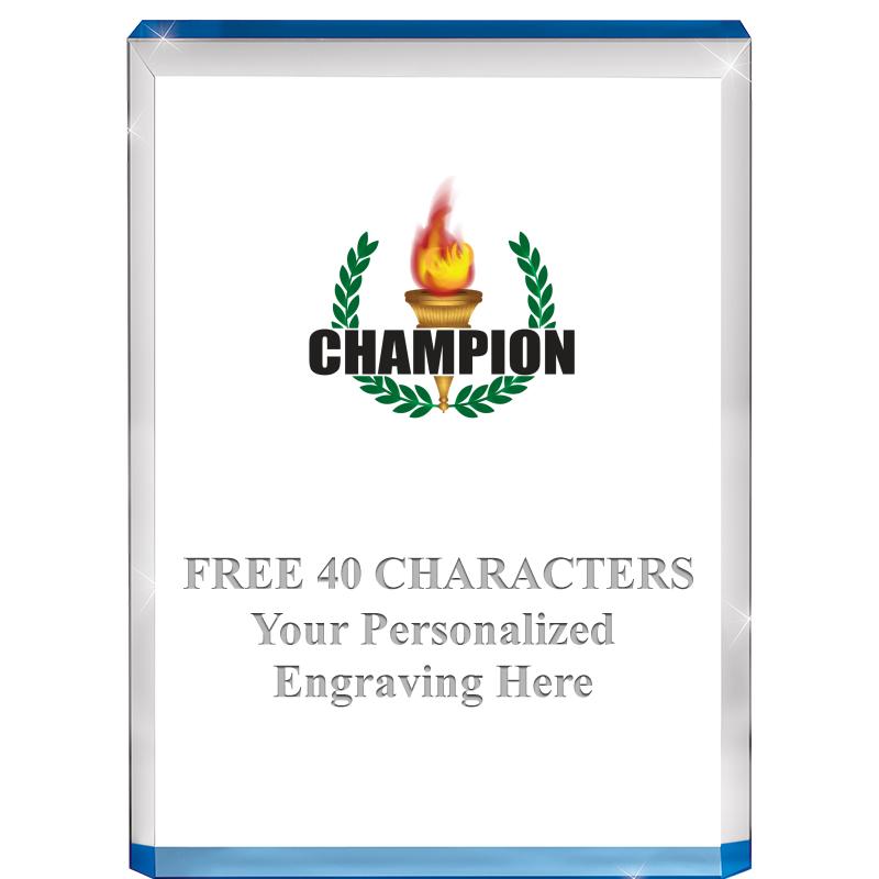 4" BLUE BILLBOARD ACRYLIC