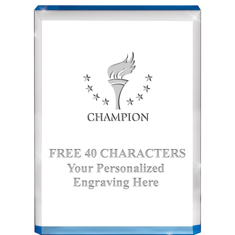 4" BLUE BILLBOARD ACRYLIC